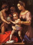 Andrea del Sarto The Holy Family with the Infant St.John Sweden oil painting reproduction